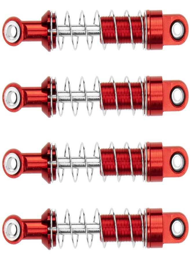 Vgoohobby Metal Shock Absorber Damper Suspension with Extender Seat Mount Compatible with 1/12 MN D90 D91 D96 D99 D99S MN90 MN99S WPL C14 C24 C34 1/16 RC Crawler Car (Red) - Image 4