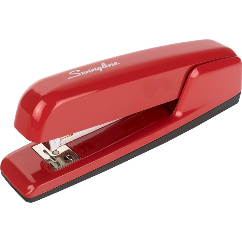 Swingline Stapler, 30 Sheet Capacity, 747 Business Stapler, Jam Free, Metal, Rio Red (74736) - Image 1