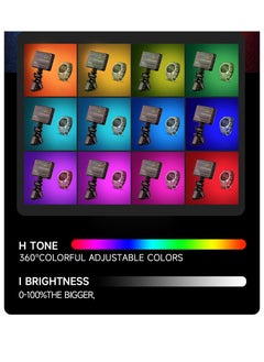 Generic Photography Color Fill Light 129 LED 3000mAh , Selfie Light USB Rechargeable for Photo & Video with Front Back Clip for Phones Laptops Makeup TikTok Stream  - Image 4
