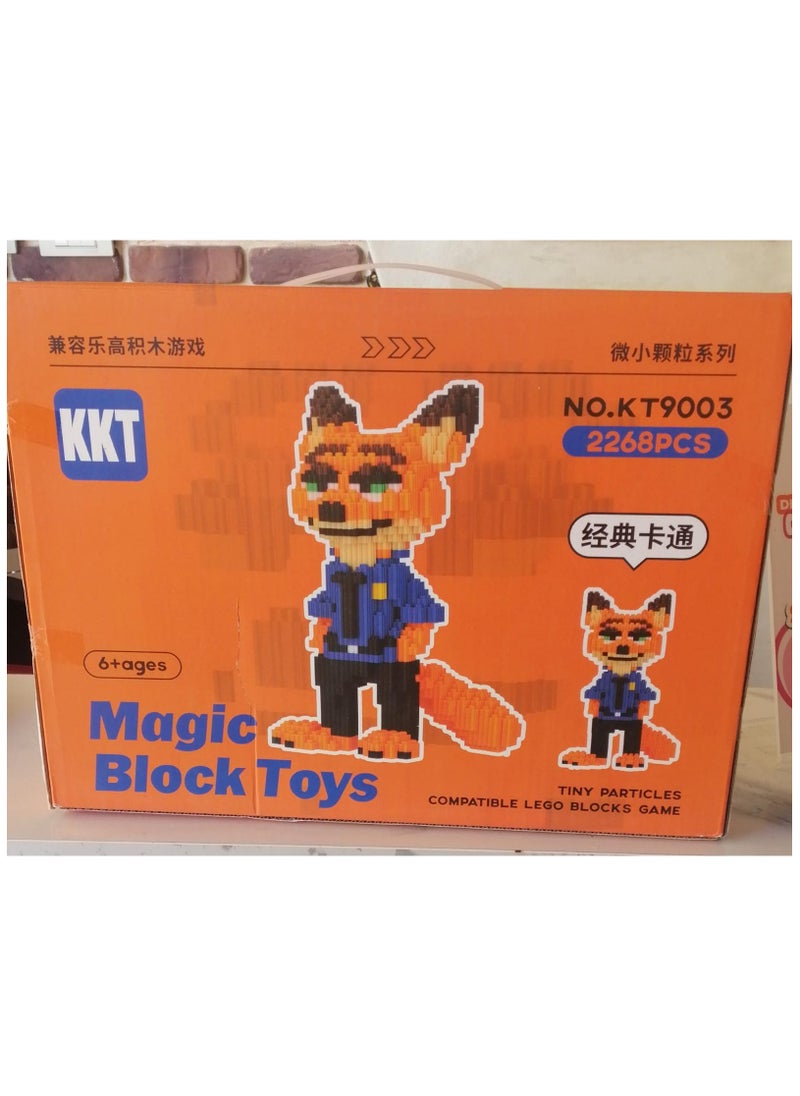 Generic - 6+ Nick Wilde Big size magic lego Building Blocks 2268pcs - Image 1