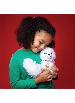 The Elf on the Shelf Elf Pets: an Artic Fox Tradition - Huggable Elf Pet Arctic Fox Stuffed Animal - Includes Beautifully Illustrated Hardbound Storybook, Mini Snow Globe Charm and Official Adoption Certificate  - Image 4