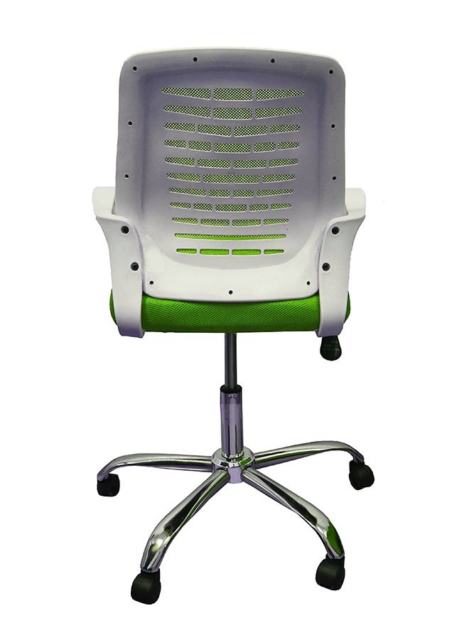 Rama Office Furniture - medium back mesh office chair white - Image 1