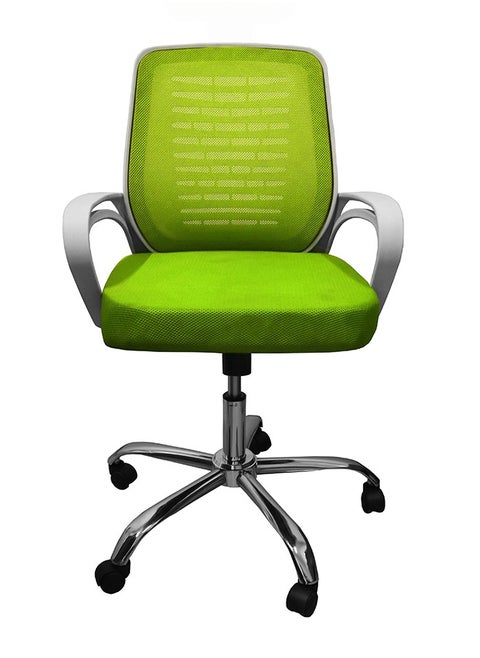 medium back mesh office chair white