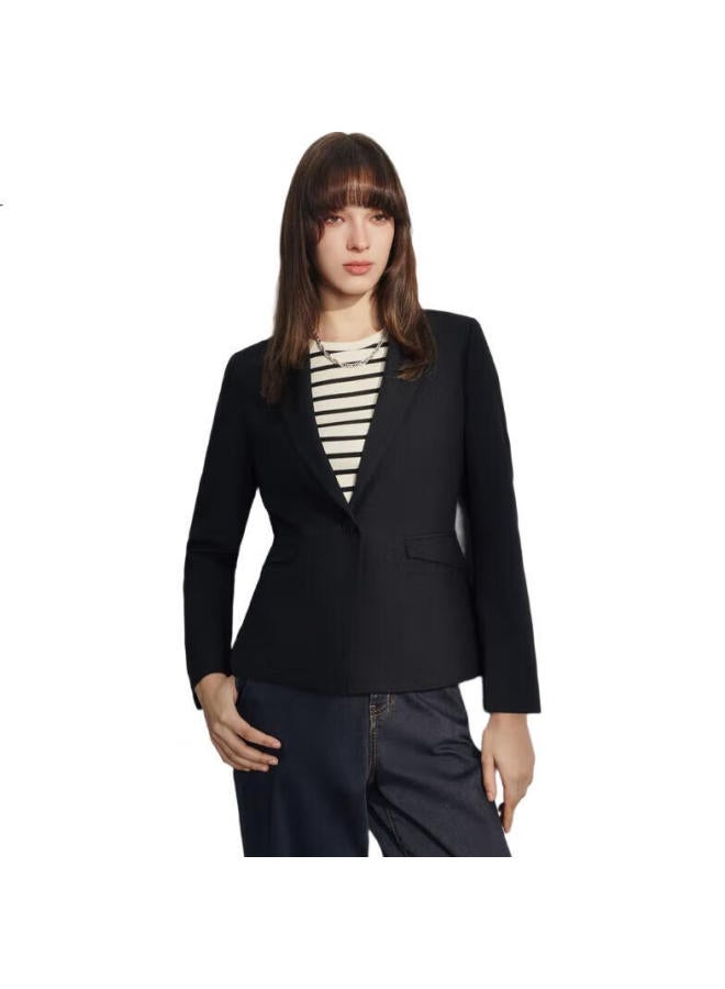 G2000 Women'S Spring/Summer Collection Machine Washable Formal Suit Jacket Black Xs/32 - Image 3