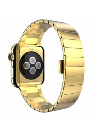 Stainless steel Metal band for apple watch replacement Link Bracelet strap 44mm/45mm/42mm/49mm GOLD - pzsku/ZFEFC6D947C81D4AD2EA9Z/45/_/1673084691/ca76f70b-66d1-4e1a-a9f5-083ade6e287b