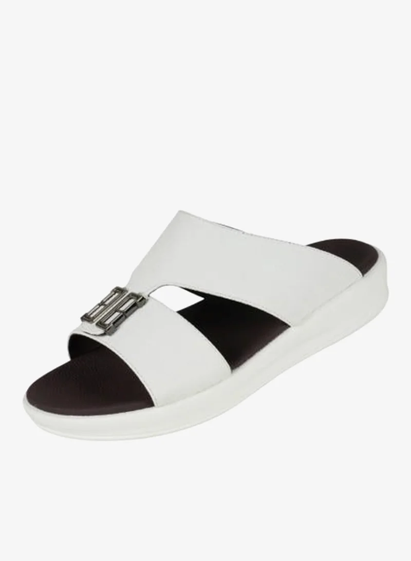 008-3708 Barjeel Uno Mens Arabic Sandals 6878-M123 White