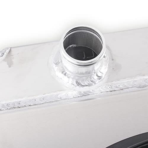 LUXERAD 3 Rows Core Performance Aluminum Cooling Radiator With Fan Shroud(2X12 Inches Dia.) for 1972-1986 Jeep CJ CJ5 CJ6 CJ7 V8 Conversion Che vy Engine Radiador (GM/Chevy V8 Engine SWAP) - Image 5