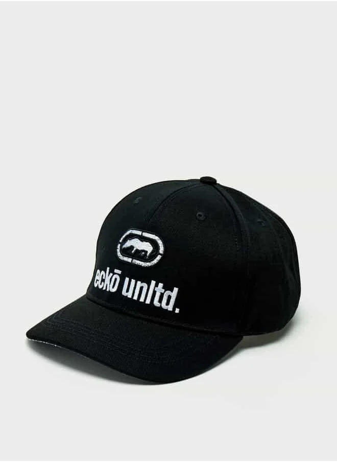 Ecko Unltd. Ecko Unltd Logo Embroidered Cap with Buckled Strap Closure