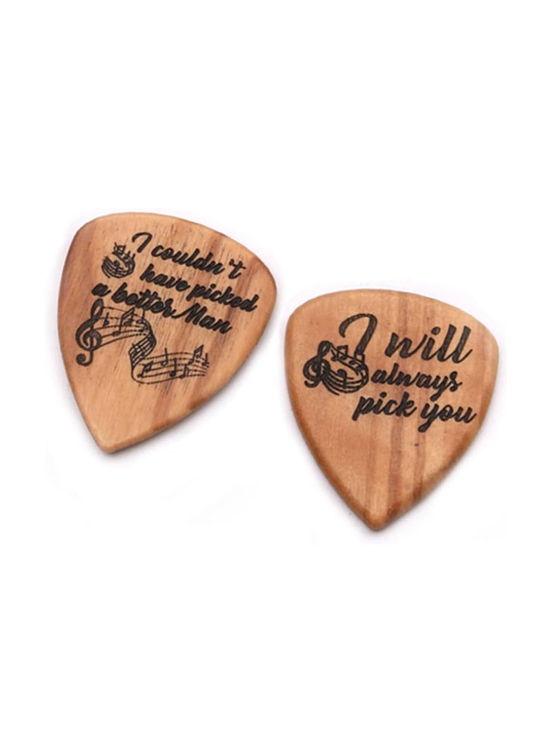 1 Pcs guitar pick holder guitar pick case personalised guitar picks plectrum custom guitar picks ukulele picks bass electric guitar picks personality wooden guitar Bamboo child As Shown