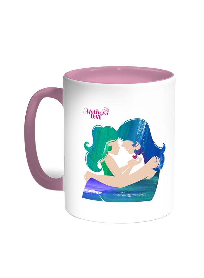 RYN Mothers Day Printed Coffee Mug Pink/White 11ounce