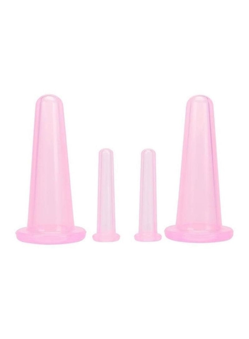 إسكدنيا طقم أكواب تدليك الوجه من 4 قطع - Image 1