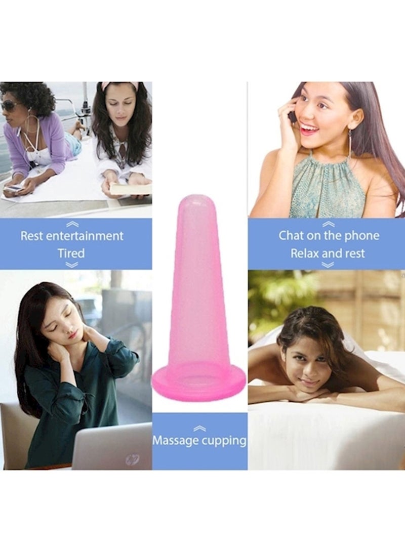 إسكدنيا طقم أكواب تدليك الوجه من 4 قطع - Image 4