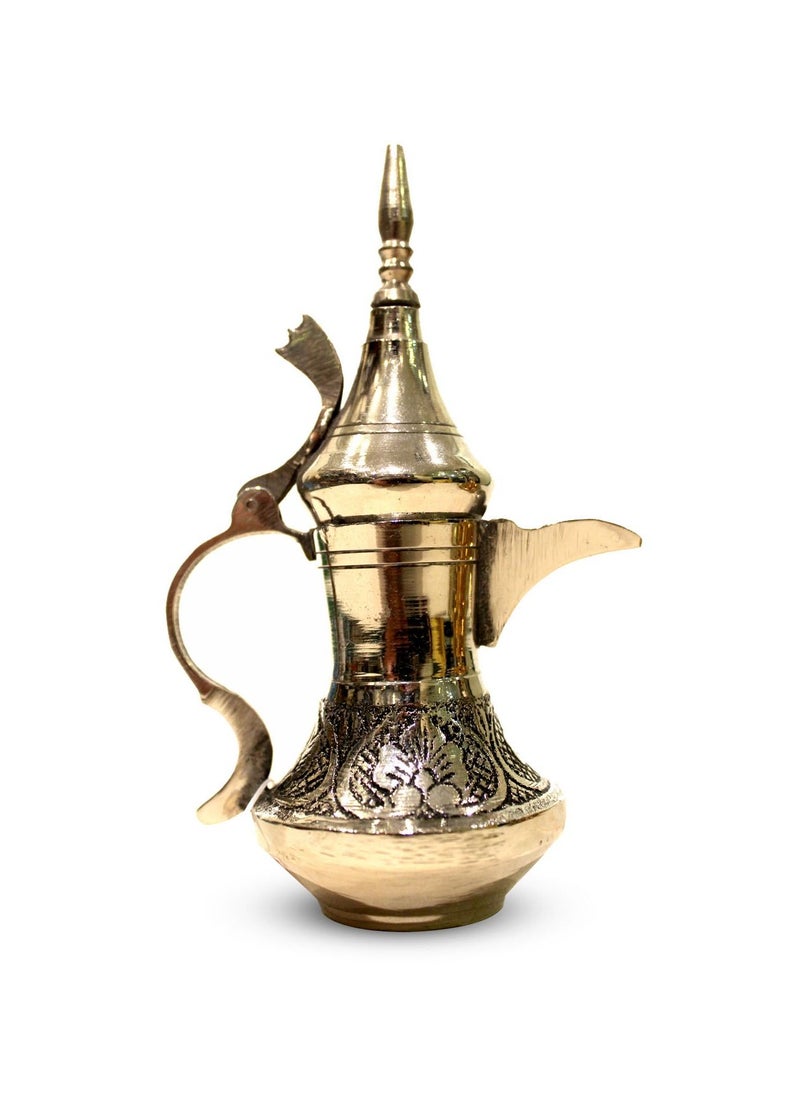 Antique Museum - UAE SILVER PLATED COFFEE POT- ARABIC WRITING-(1571)-3 INCHES - Image 1