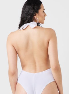 Ann Summers Halter Neck Cut Out Printed Swimsuit  - Image 3