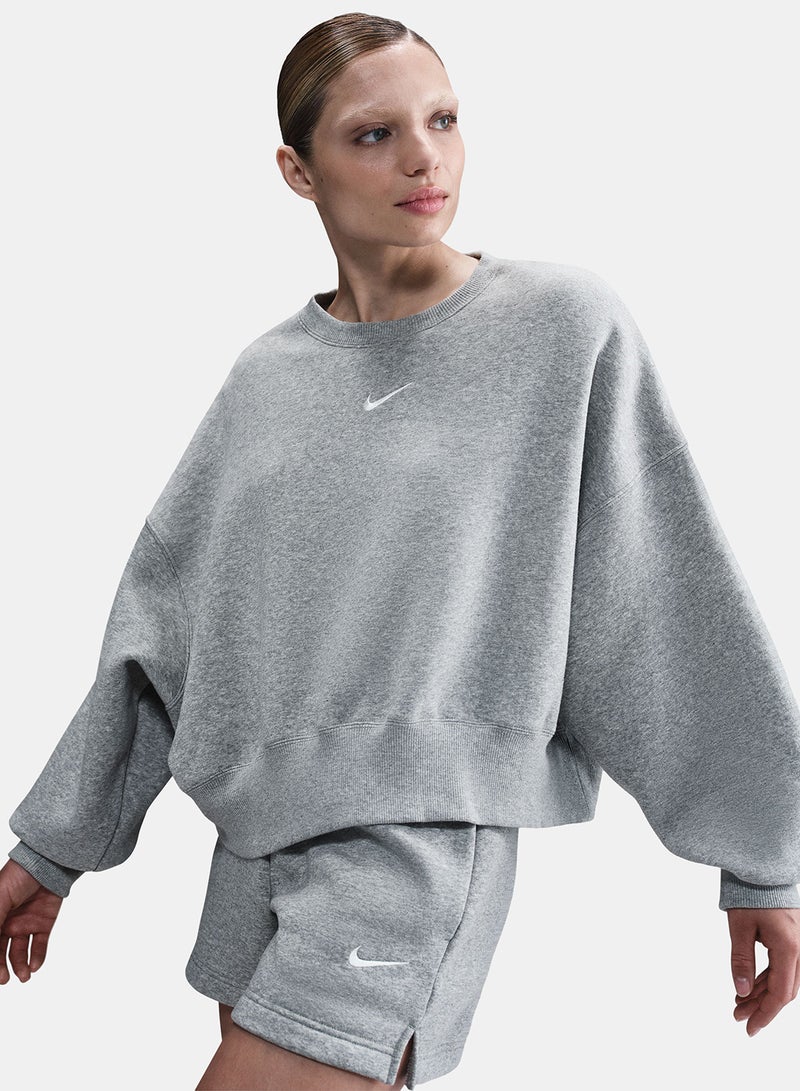 Nike Women’s Nike Sportswear Phoenix Fleece Crew Sweatshirt (Oversized) - Image 3