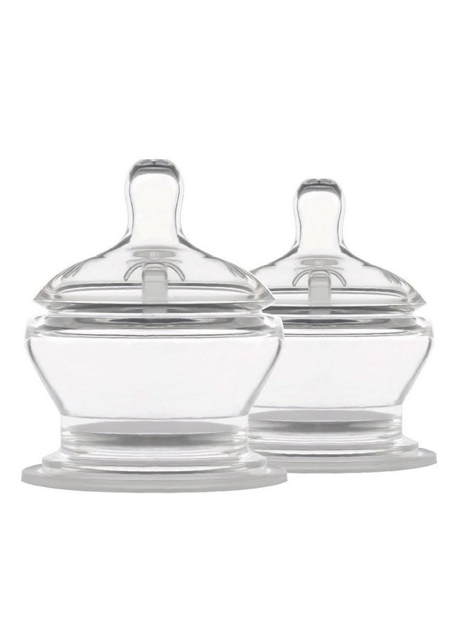 PopYum - Stage 1 Slow Flow Nipples 2Pack - Image 1