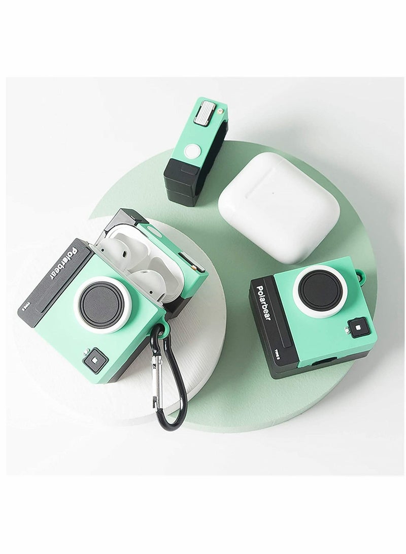 Kawaii Cartoon Camera Case for AirPods 1 & 2 - Soft Silicone Cover, Fun and Funny Design for Stylish Protection of Your AirPods.  - Image 2