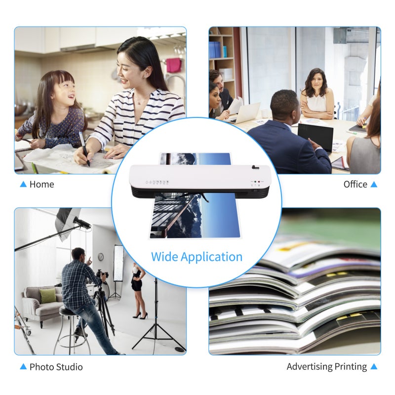Laminating Machine 320mm Entry Width Hot Cold Lamination - 2 Roller System With Paper Trimmer Laminator for School Office Supplies - Image 4