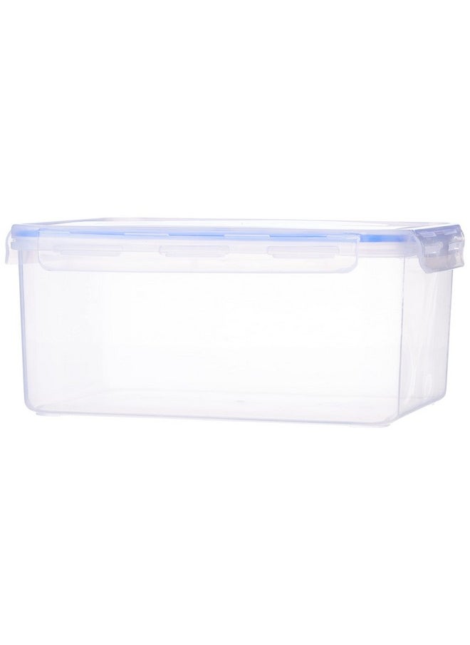 Aristo - Aristo Lock & Fresh 402 Plastic Storage Container For Storing grains, pulses, rice, wheat etc - 6400 ML, Transparent Clear, large (LOCK&FRESH402) (29.5 x 22.5 x 13cm) - Image 1
