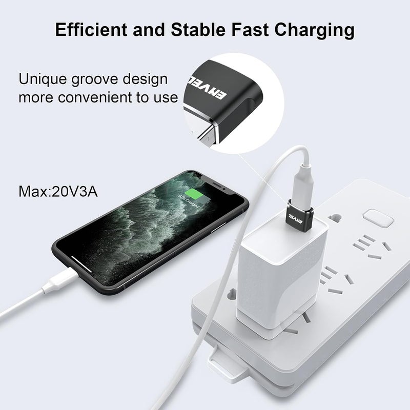 ENVEL USB C to USB Adapter, 10 Gbps USB 3.2 to USBC Adapter - Image 3