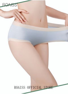 roaiss 3 Piece Breifs Set Women Safety Panties 60D High Elastic Soft Modal Ladies Underpants Breathable Antibacterial Stretch Shorts Women's Mid-rise Stretch Traceless Smooth Skinny Britches  - Image 5