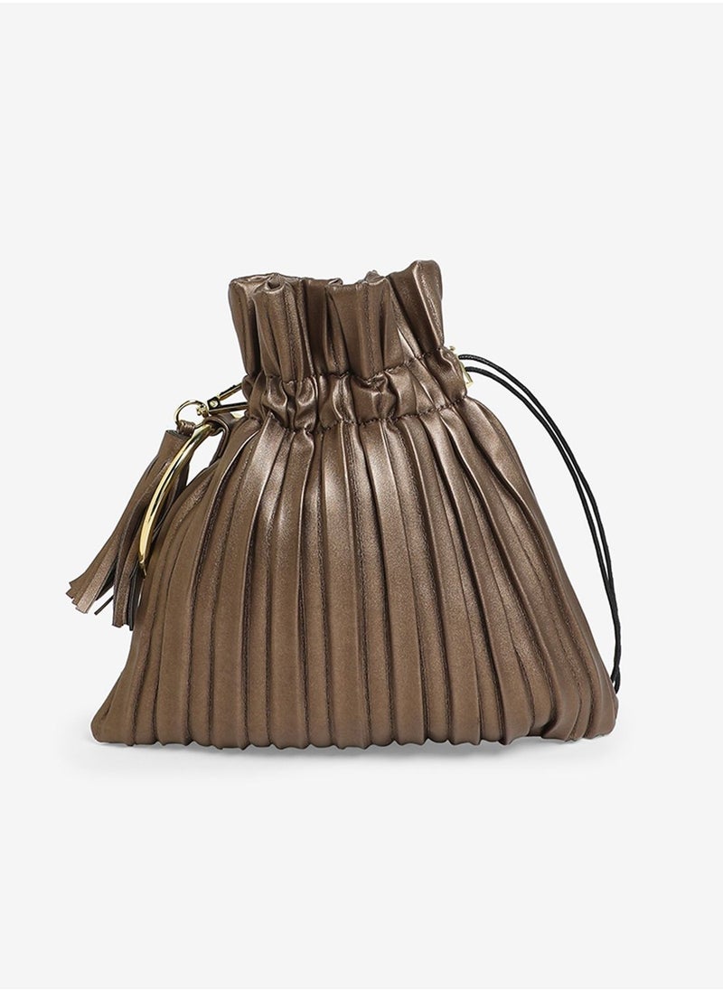 Couturelabs - Pleated Drawstring Handbag - Image 1