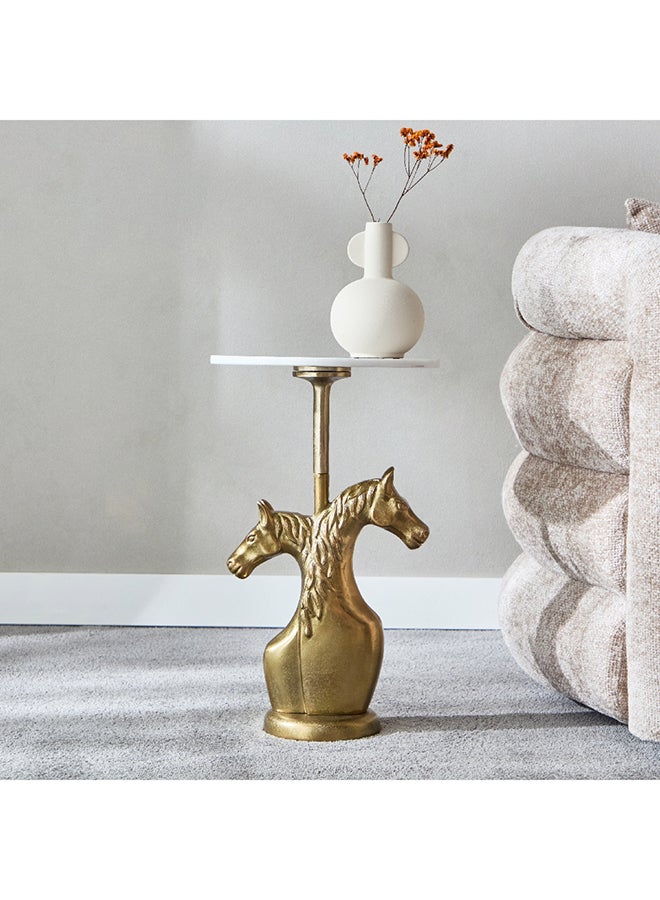 Home Box طاولة لهجة بعلبة رخام فريزيان 35 × 56 × 35 سم - Image 1