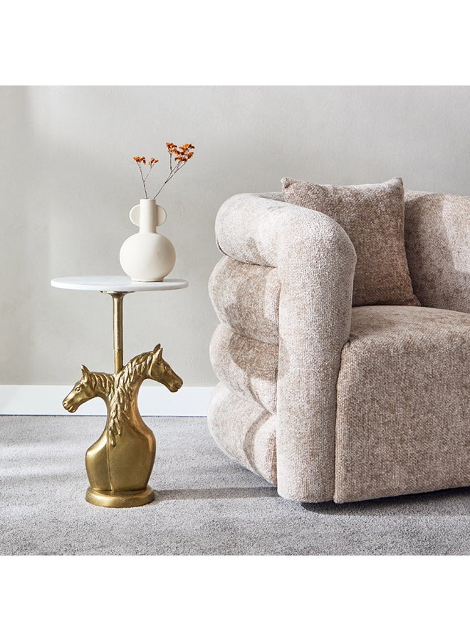 Home Box طاولة لهجة بعلبة رخام فريزيان 35 × 56 × 35 سم - Image 5