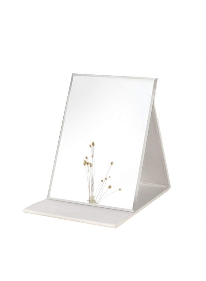 Mirror Large Portable Super HD Mirror Makeup Mirror Multi Stand Angle Hand Free/ Handheld / Tabletop Foldable Mirror 8.27X5.9 Inch
