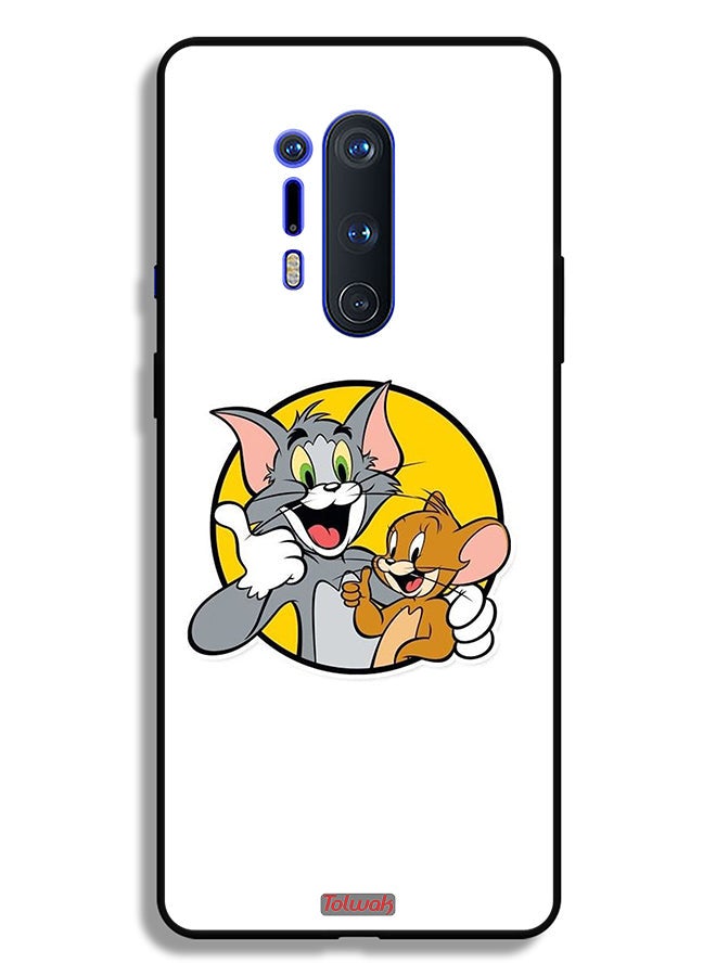 Tolwak OnePlus 8 Pro Protective Case Cover Tom And Jerry - Image 2