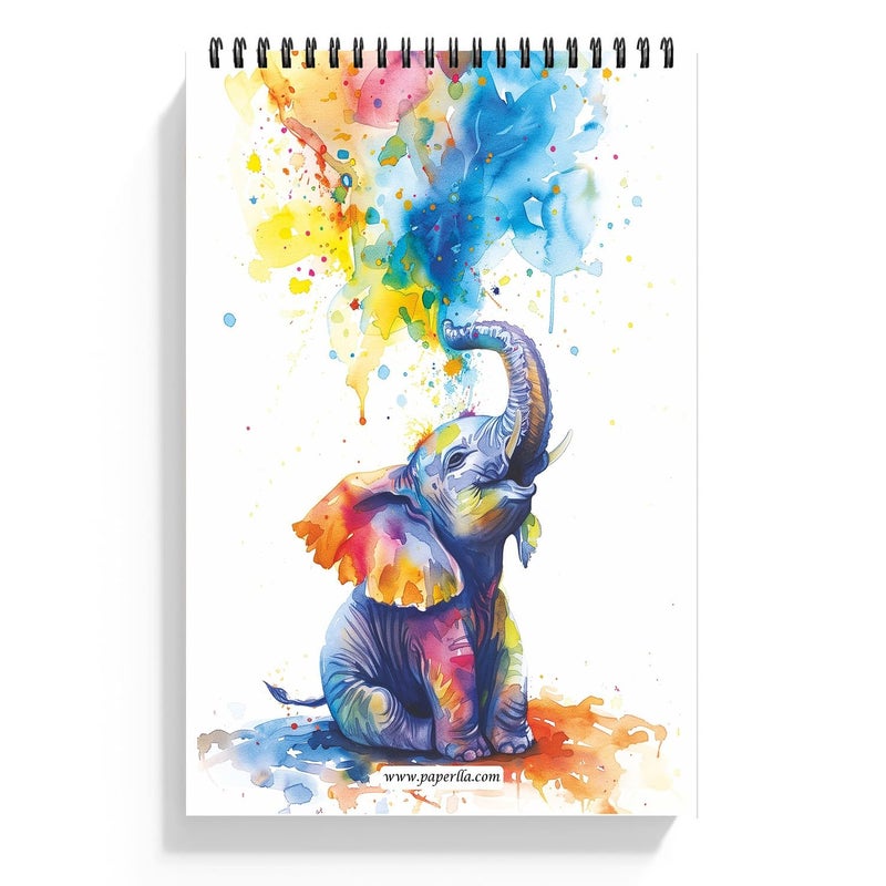 COI دفتر رسم 20 سم × 29 سم، عبوة واحدة، 25 ورقة، دفتر رسم فني ملزم حلزوني، ورق رسم فنان بسمك 160 جرام، لوح رسم للكتابة والرسم للأطفال والبالغين والمراهقين والفتيات والفتيان - Image 1