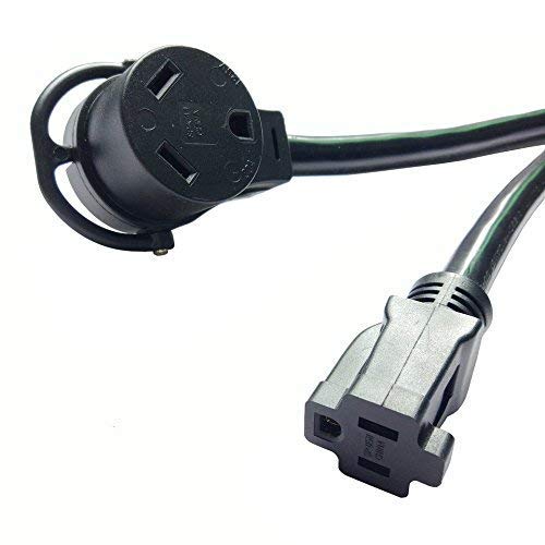 Park World Parkworld 885200 Splitter, RV 50A to 30A & 15A V Adapter Cord 14-50P Male to TT-30R & 5-15R Female - Image 5