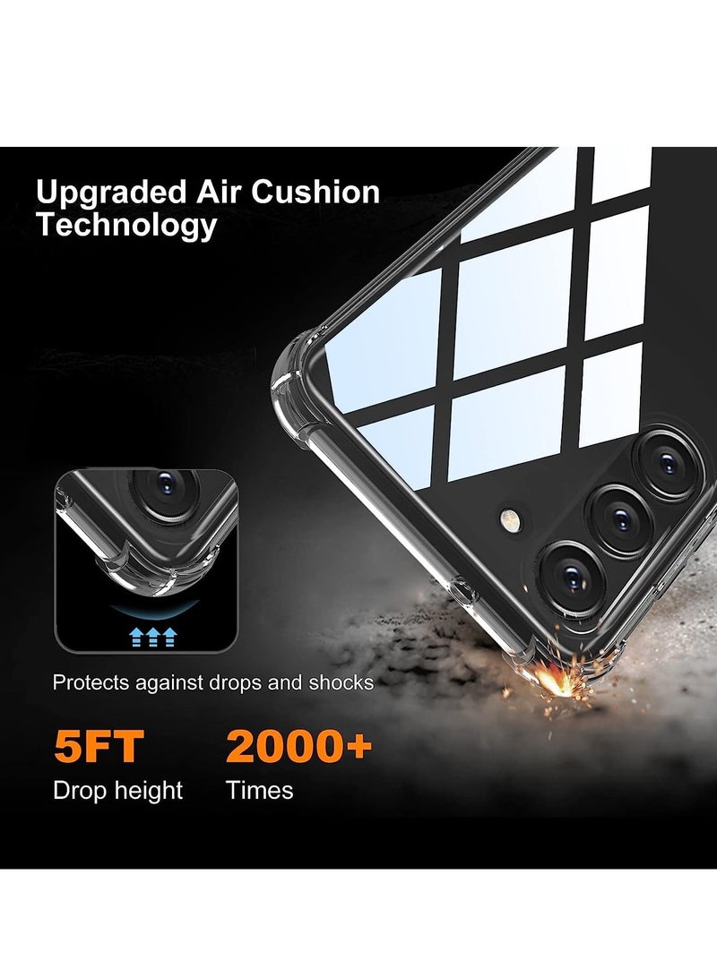 دوسالا جراب Samsung Galaxy S23 رفيع وشفاف لهاتف Samsung S23 جراب شفاف مرن من البولي يوريثان المقاوم للصدمات غطاء هاتف خلوي لهاتف Samsung Galaxy S23 5G HD شفاف - Image 4