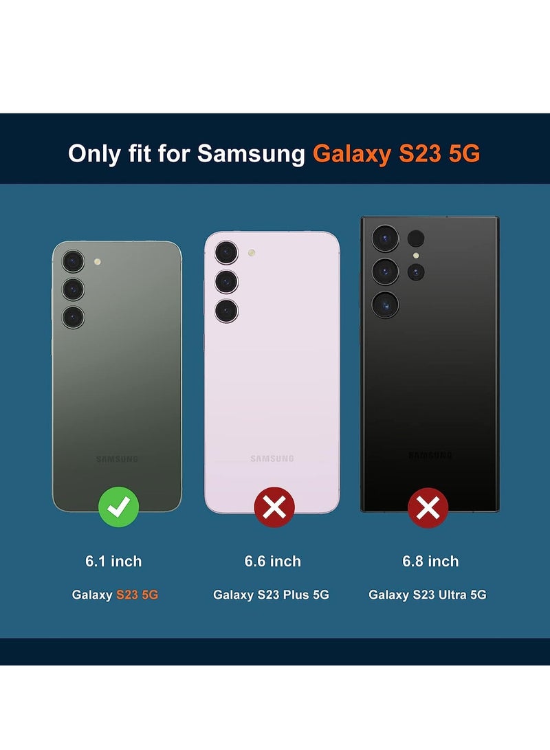 دوسالا جراب Samsung Galaxy S23 رفيع وشفاف لهاتف Samsung S23 جراب شفاف مرن من البولي يوريثان المقاوم للصدمات غطاء هاتف خلوي لهاتف Samsung Galaxy S23 5G HD شفاف - Image 5