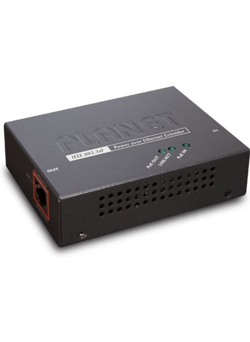 Planet Technology USA POE-E101 IEEE802.3af Power over Ethernet Extender | POE Repeater Extender | Network Extender | Network Repeater