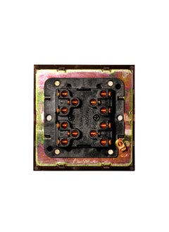 Donmarco 4 Gang 2 Way Light Switch (86) – Plain Toggle Design – Stainless Steel Panel, Fire-Resistant Electric Switch, 15-Year Warranty, Wall Switch for Home and Office (Light Antique Brass)  - Image 4