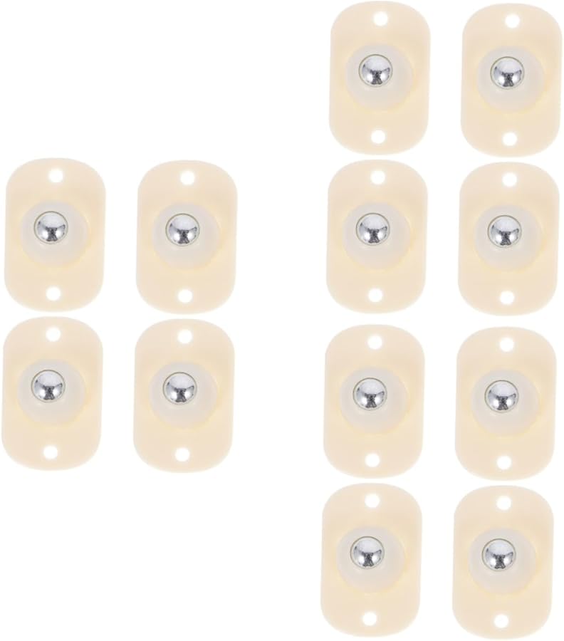 Self Adhesive Caster Wheels 12 Pack Swivel Rollers For Furniture Cabinets Storage Boxes Easy Installation - Image 2
