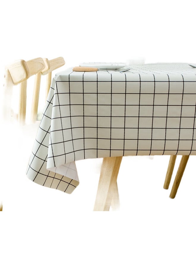 Moon Time Mengting Tablecloth, Waterproof And Oil-Proof, Washable, Dining Table Cover, Rectangular Table Mat, Thickened Table Pad, Placemat - Image 2