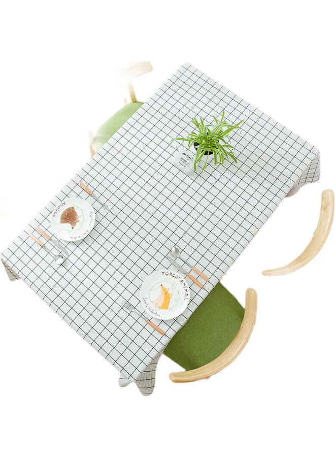 Moon Time Mengting Tablecloth, Waterproof And Oil-Proof, Washable, Dining Table Cover, Rectangular Table Mat, Thickened Table Pad, Placemat - Image 1