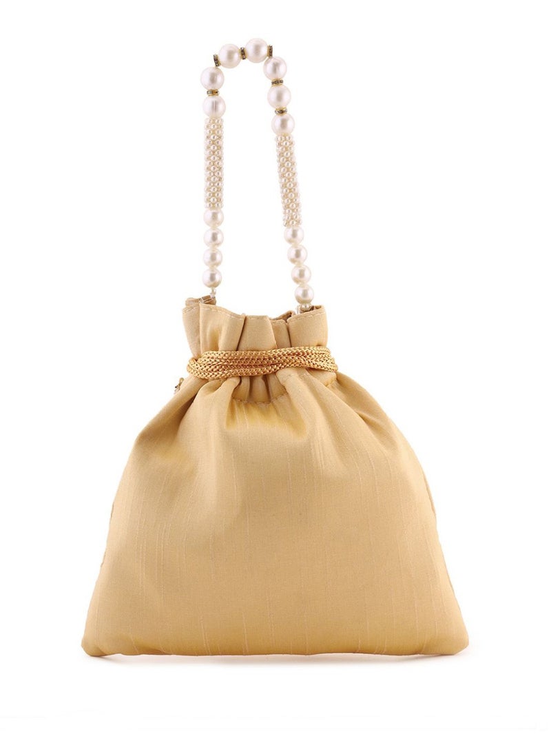 Priyaasi Embellished Embroidered Potli Clutch  - Image 4