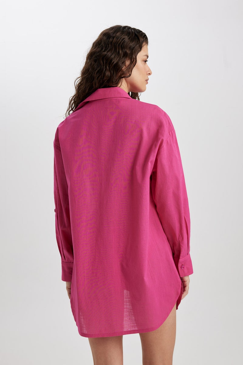 DeFacto Woman Fall in Love Regular Fit Cotton Beachwear  - Image 2