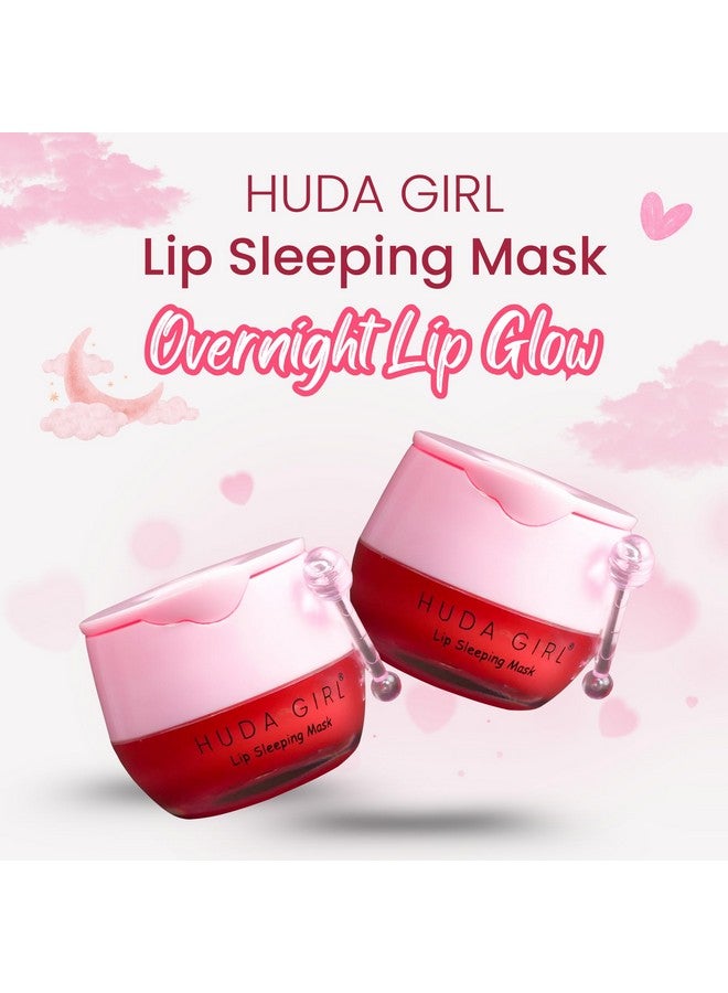 HUDA GIRL Lip Sleeping Mask | Lip Mask for Dark Lips & Lasting Hydration Get Overnight for Soft, Smooth & Plump Lips | Naturally Glowing Lips - Image 2