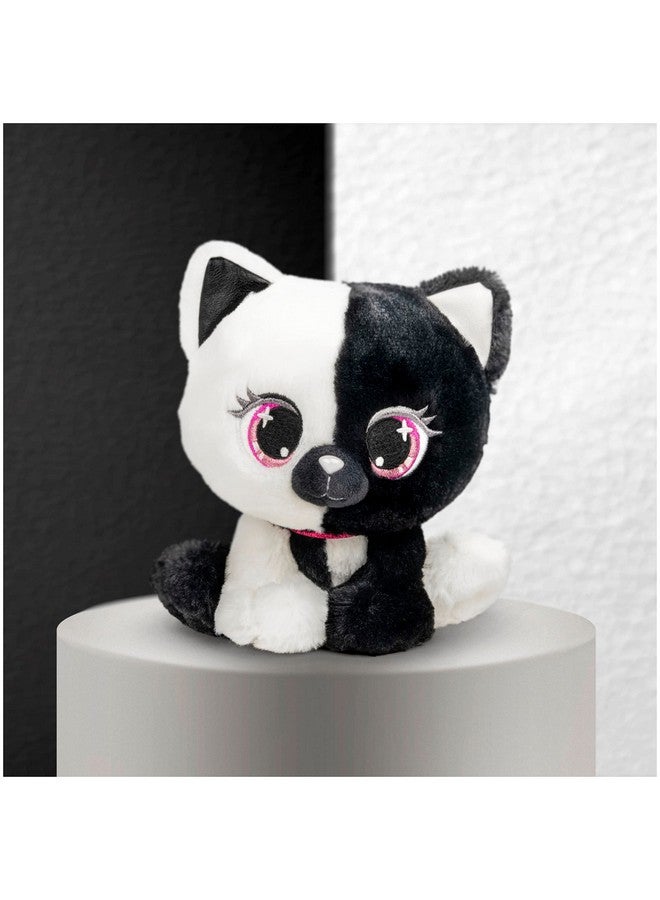 GUND P.Lushes Designer Fashion Pets Lady Luna Cat Premium Stuffed Animal Soft Plush, Black and White, 6” - Image 5