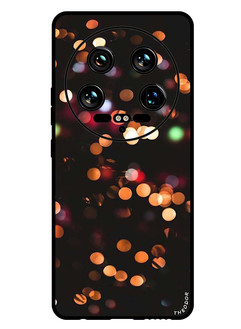 Theodor Protective Case Anti Scratch Shock Proof Bumper Cover For Xiaomi 14 Ultra Colourful Lights - Image 1