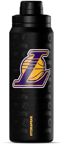 Hydrapeak x NBA Officially Licensed Los Angeles Lakers 26 oz Active Water Bottle with Chug Lid and Handle Reusable Stainless Steel Double Wall Insulated Sports Gift - Image 1