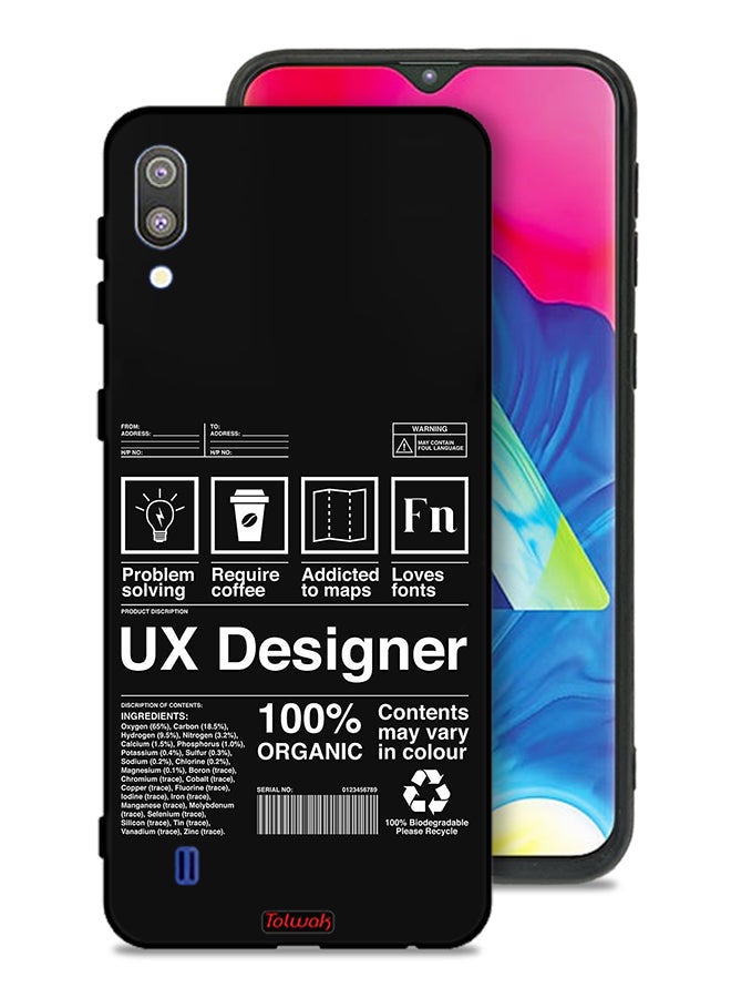 Tolwak Samsung Galaxy M10 Protective Case Cover Ux Designer Sticker - Image 1
