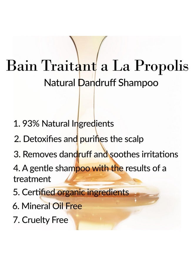 ليونور جريل شامبو القشرة اللطيف (Bain Traitant A La Propolis) باريس، شامبو القشرة الطبيعي بالدنج والبابونج، (حجم السفر) 1.7 أونصة سائلة. صنع في فرنسا  - Image 2