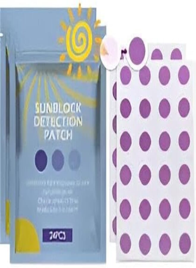 UV Detection - Innovative UV Stickers for Monitoring Sun Exposure, Convenient for Parents to Protect Kids from Harmful Rays (48PCS)