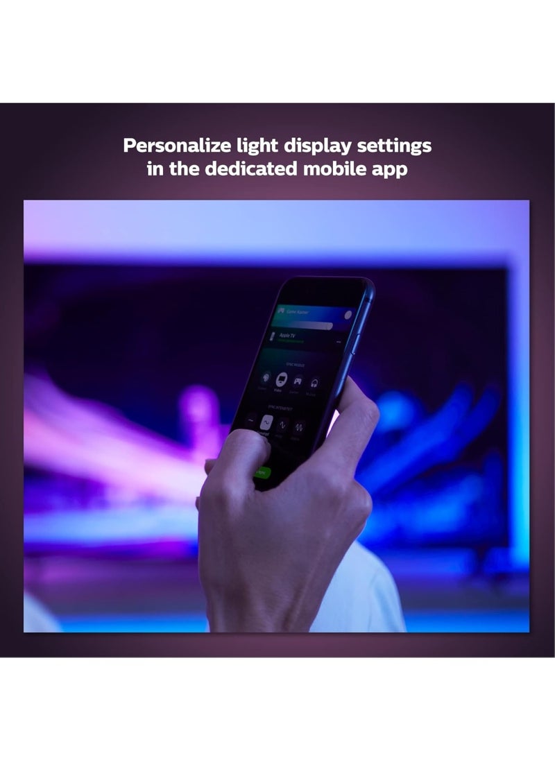 Philips hue - Play HDMI Sync Box - Requires Hue Bridge - Supports Dolby Vision HDR10+ and 4K - Control with Hue App - Compatible with Alexa, Google Assistant, and Apple HomeKit - Image 1