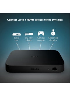 Philips hue Play HDMI Sync Box - Requires Hue Bridge - Supports Dolby Vision HDR10+ and 4K - Control with Hue App - Compatible with Alexa, Google Assistant, and Apple HomeKit  - Image 4